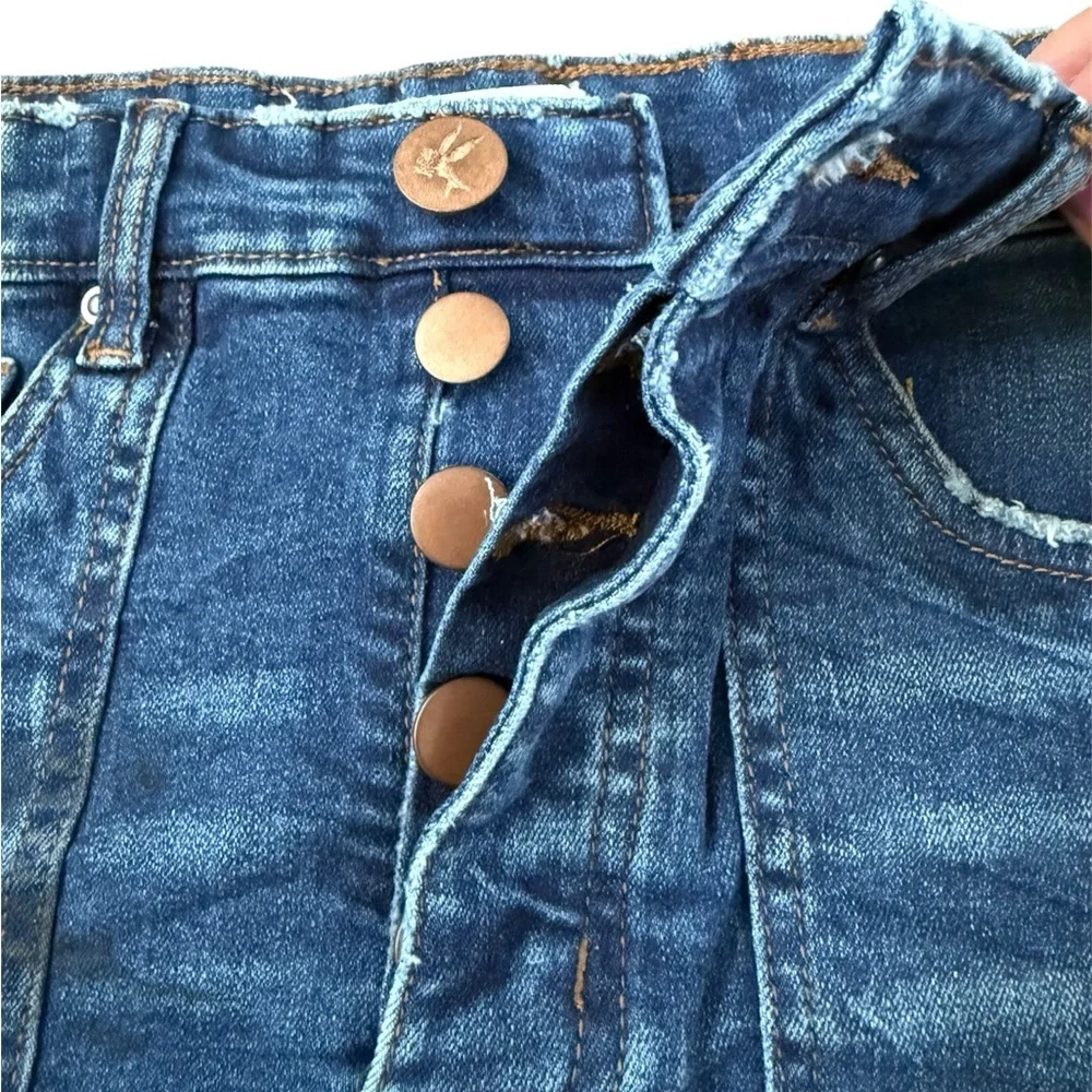 One Teaspoon Lovers Distressed Low Waist Button Fly Jean‎ Shorts - Size 26 - NWT - Picture 2 of 10